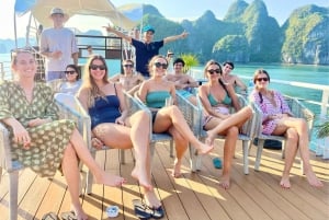 Hanoi: Baia di Lan Ha e isola di Cat Ba 1 o 2 giorni in crociera di lusso