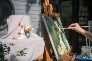 Hanoi: Privat kunstatelieroplevelse med materialer