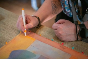 Hanoi: Privat kunstatelieroplevelse med materialer