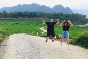 Hanoi: Senderismo de 2 días por la naturaleza de Pu Luong, fin del viaje en Ninh Binh