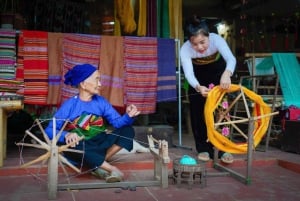 Hanoi: Senderismo de 2 días por la naturaleza de Pu Luong, fin del viaje en Ninh Binh