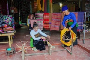 Hanoi: Senderismo de 2 días por la naturaleza de Pu Luong, fin del viaje en Ninh Binh