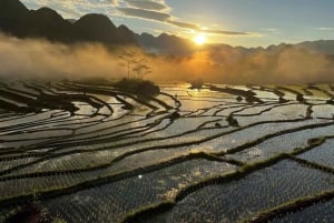 Hanoi: Senderismo de 2 días por la naturaleza de Pu Luong, fin del viaje en Ninh Binh