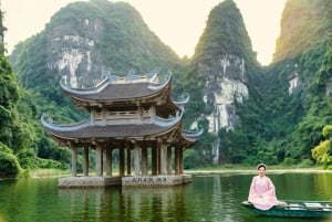 Hanoï : village d'encens, Ninh Binh, Hoa Lu, Trang An/Tam Coc