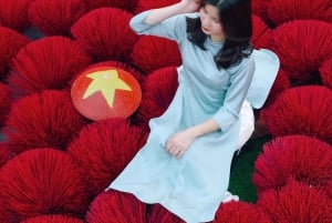 Villaggio del ricamo di Quat Dong a Hanoi o villaggio dell'incenso e dei cappelli