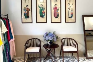 ハノイ：旧市街で伝統的なアオザイレンタル＆フォトウォーク