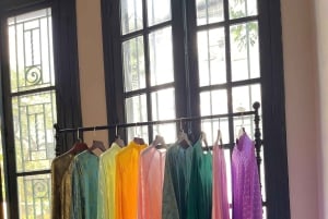 ハノイ：旧市街で伝統的なアオザイレンタル＆フォトウォーク