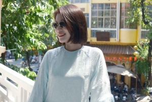 ハノイ：旧市街で伝統的なアオザイレンタル＆フォトウォーク