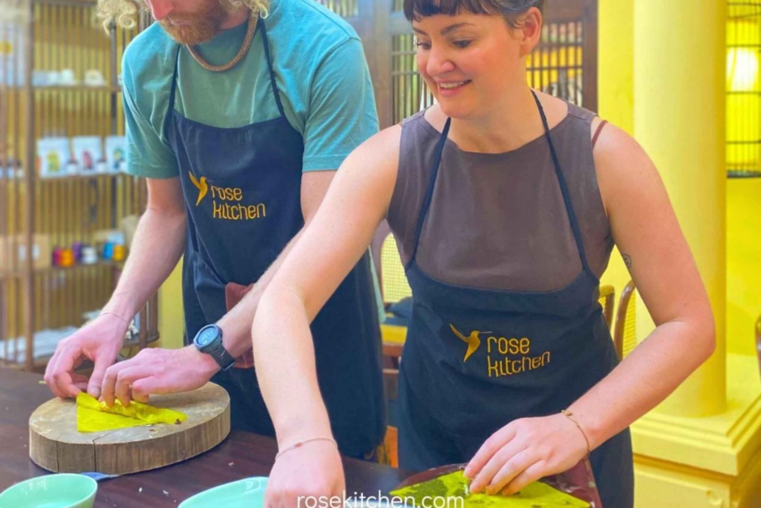 Hanoi: Rose Kitchen: Pho/Bun Cha/Nem + ilmainen muna/suolainen kahvi