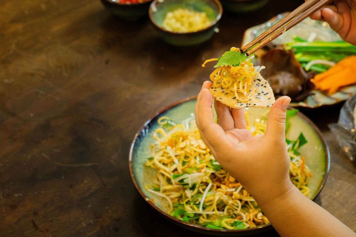 Hanoi-Landausflug: Kochkurs mit Marktbesuch
