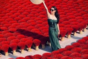 Hanoi: Son Dong-skulpturlandsby eller røgelselandsby og hat