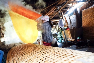 Hanói: salsa de soja, pueblo de los vermicelli y pagoda Thang Nghiem