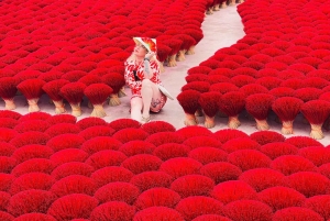 Hanói: salsa de soja, pueblo de los vermicelli y pagoda Thang Nghiem