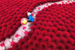 Hanoi-stenkatedralen, røgelseslandsbyen eller Trang An, Mua-grotten