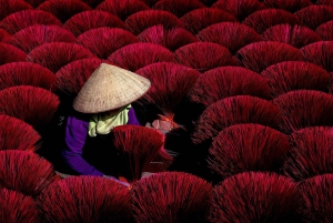 Hanoi-stenkatedralen, røgelseslandsbyen eller Trang An, Mua-grotten