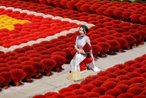 Hanoi-stenkatedralen, røgelseslandsbyen eller Trang An, Mua-grotten