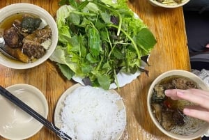 Hanoi Street Food Tour med Train Street – liten grupp