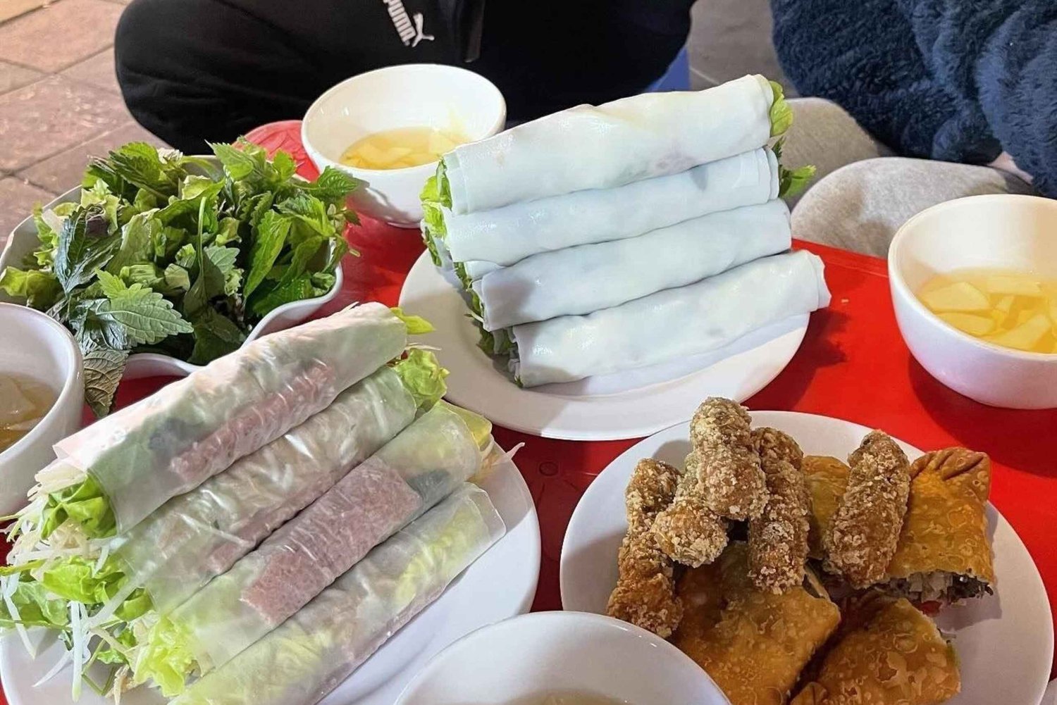 Hanoi Stroll & 'Rolling' Street Food Walking Tour