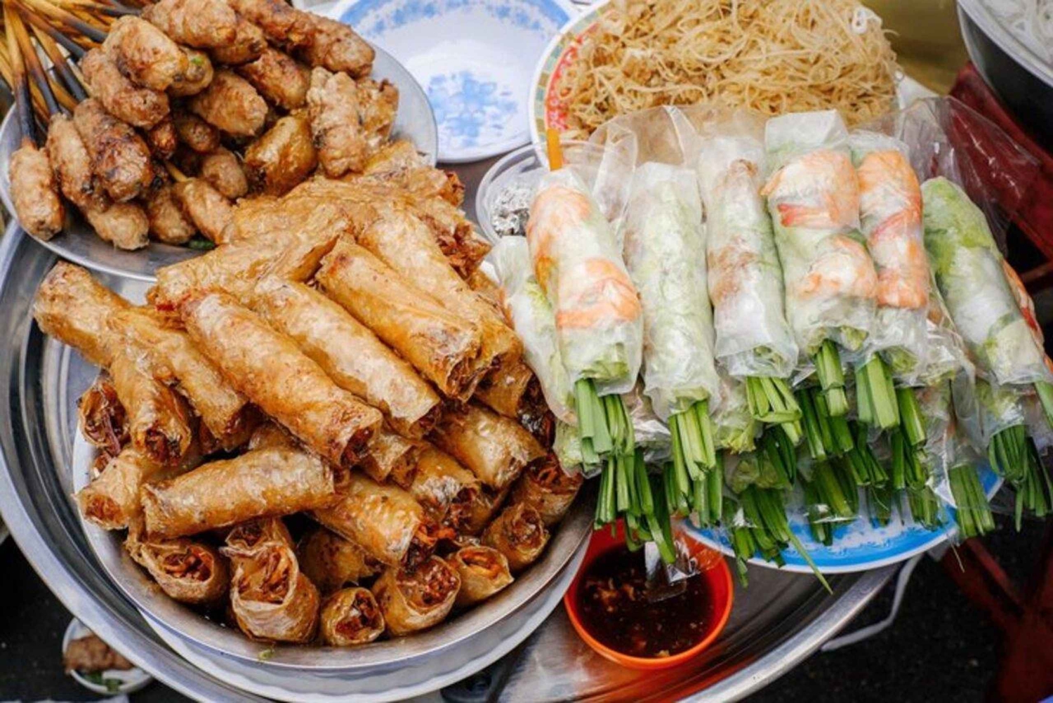 Hanoi-spadsertur og byvandring med 'rulende' street food