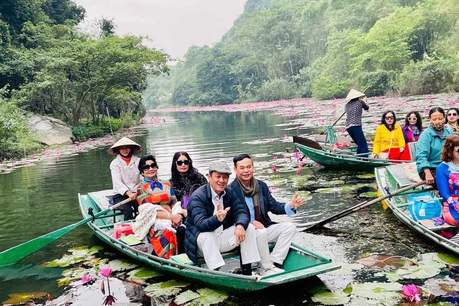 ハノイ：トゥン ナン、ビック ドン寺、サイクリング、トゥエット ティン コック