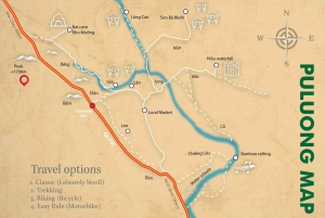 Hanoi: Kuljetus Pu Luongiin tai sieltä pois päivittäisellä luksuslimusiinilla