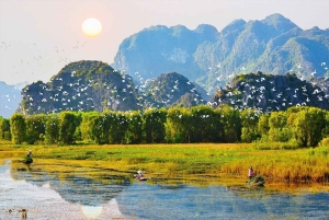 Hanoi: Van Long Nature Reserve & Bai Dinh Pagoda Tour