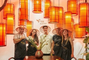 Hanói: clase de cocina vegana con un toque local en una villa con jardín