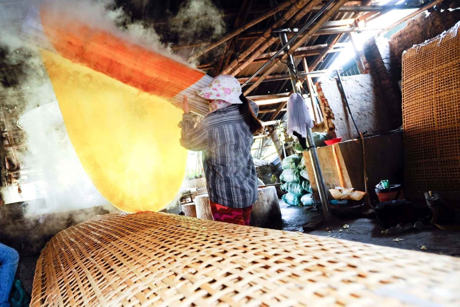 Hanoi: Vermicelli, sojasauce-landsbyen eller Hat, røgelseslandsbyen