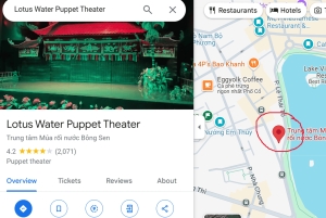 Ханой: входной билет на представление водных кукол