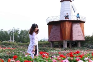 Hanoi WestLake Scenic Tour & Flower Valley & Train Street