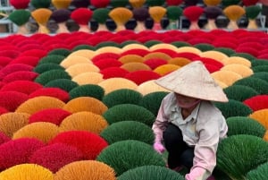 Hanoi's Artisan Trail Incense, Hat Making & Lacquer Art Tour