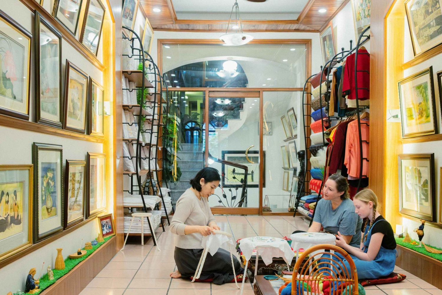 Hanois kulturarv: Broderiworkshop i et gammelt hus