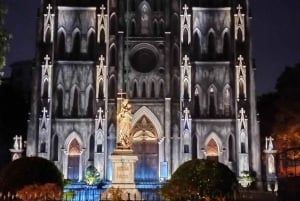 Highlight Hanoi city tour with train street.