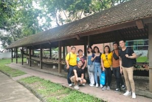 Highlight Hanoi city tour with train street.