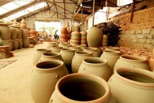 Hanoi: tour artigianale con incenso, produzione di cappelli o ceramica