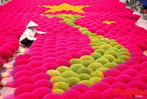 お香の村 - タムコック - ホアルー ハノイ発 9 人少人数グループ