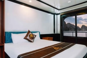 Lan Ha Bay luksuscruise med balkong – sykling + kajakk + billetter