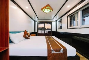 Lan Ha Bay luksuscruise med balkong – sykling + kajakk + billetter