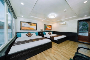 Lan Ha Bay luksuscruise med balkong – sykling + kajakk + billetter