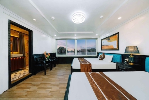 Lan Ha Bay luksuscruise med balkong – sykling + kajakk + billetter