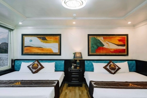 Lan Ha Bay luksuscruise med balkong – sykling + kajakk + billetter