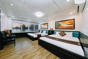 Lan Ha Bay luksuscruise med balkong – sykling + kajakk + billetter