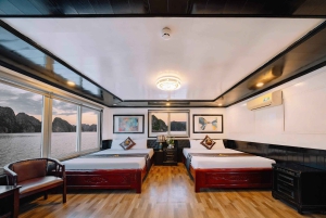 Lan Ha Bay luksuscruise med balkong – sykling + kajakk + billetter