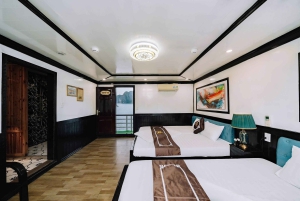 Lan Ha Bay luksuscruise med balkong – sykling + kajakk + billetter