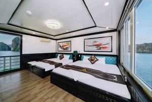 Lan Ha Bay luksuscruise med balkong – sykling + kajakk + billetter