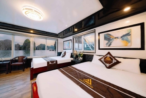 Lan Ha Bay luksuscruise med balkong – sykling + kajakk + billetter