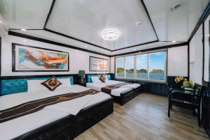 Lan Ha Bay luksuscruise med balkong – sykling + kajakk + billetter