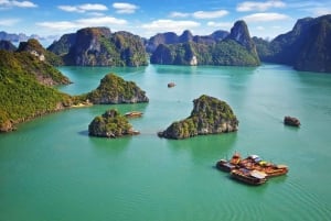 Luksusferie i Ha Long-bukten: Dagstur med et 5-stjerners cruise