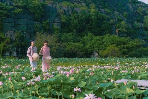 Tur i luksuslimousine: Hoa Lu, Trang An/Tam Coc & Mua Cave