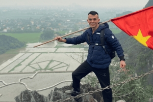 Tur i luksuslimousine: Hoa Lu, Trang An/Tam Coc & Mua Cave